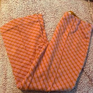 Anthropology mauve kick flare cropped pants